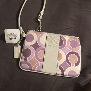 Coach clutch purse, never been used